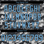 Custom Camo Light Blue-Black 3D Guatemala Guatemalan Flag Sports Pullover Sweatshirt Salute To Service Hoodie