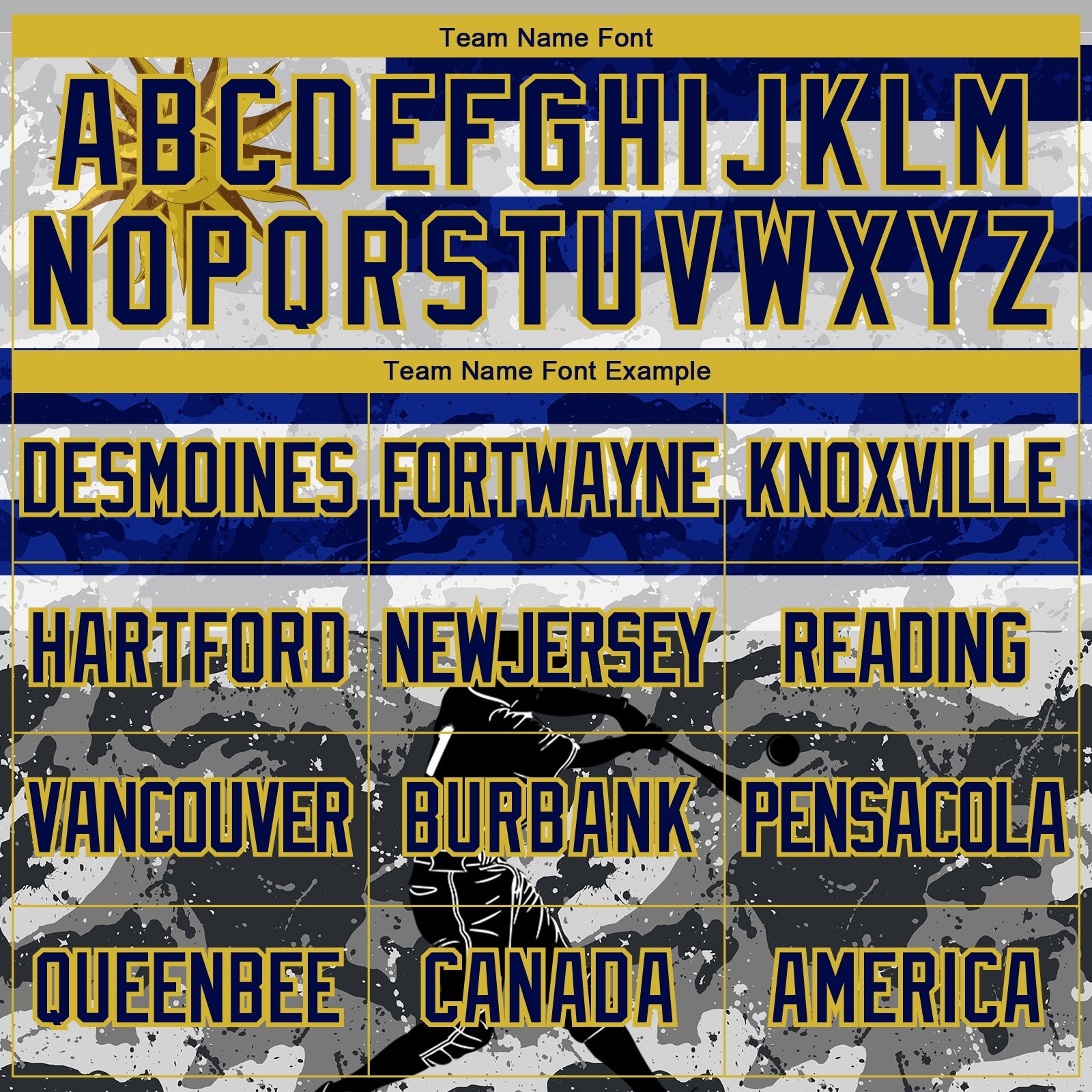 Custom Camo Navy-Yellow 3D Uruguay Uruguayan Flag Sports Pullover Sweatshirt Salute To Service Hoodie