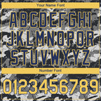 Custom Camo Yellow-Navy 3D Barbados Barbadian Flag Sports Pullover Sweatshirt Salute To Service Hoodie
