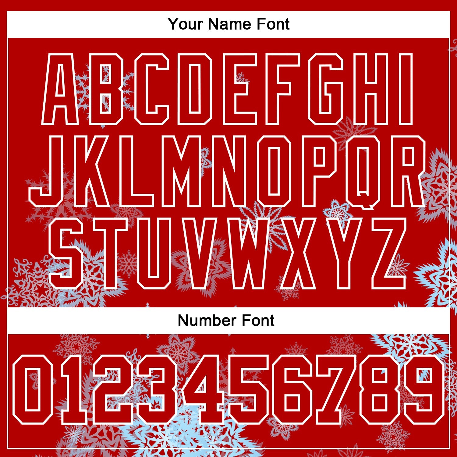 Custom Stitched Red White Christmas Snowflakes 3D Sports Pullover Sweatshirt Hoodie