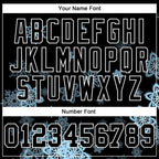 Custom Stitched Black White Christmas Snowflakes 3D Sports Pullover Sweatshirt Hoodie