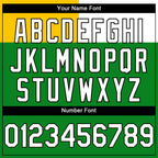 Custom Grass Green Yellow-Black 3D Brasil Brazilian Flag Sports Pullover Sweatshirt Hoodie