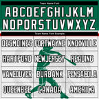 Custom White Kelly Green Red-Black 3D Mexico Mexican Flag Sports Pullover Sweatshirt Hoodie