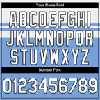 Custom Light Blue White-Black 3D Nicaragua Nicaraguan Flag Sports Pullover Sweatshirt Hoodie