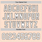 Custom Light Pink White-Black 3D Pattern Design Black History Month Authentic Baseball Jersey