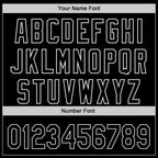 Custom Black White 3D Funny Christmas Authentic Baseball Jersey