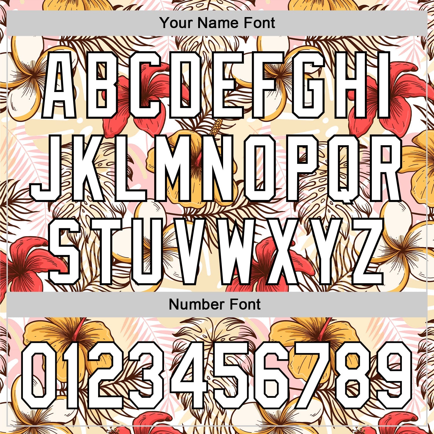 Custom White Black 3D Tropical Hawaii Jungle Leaves And Flower Authentic Baseball Jersey