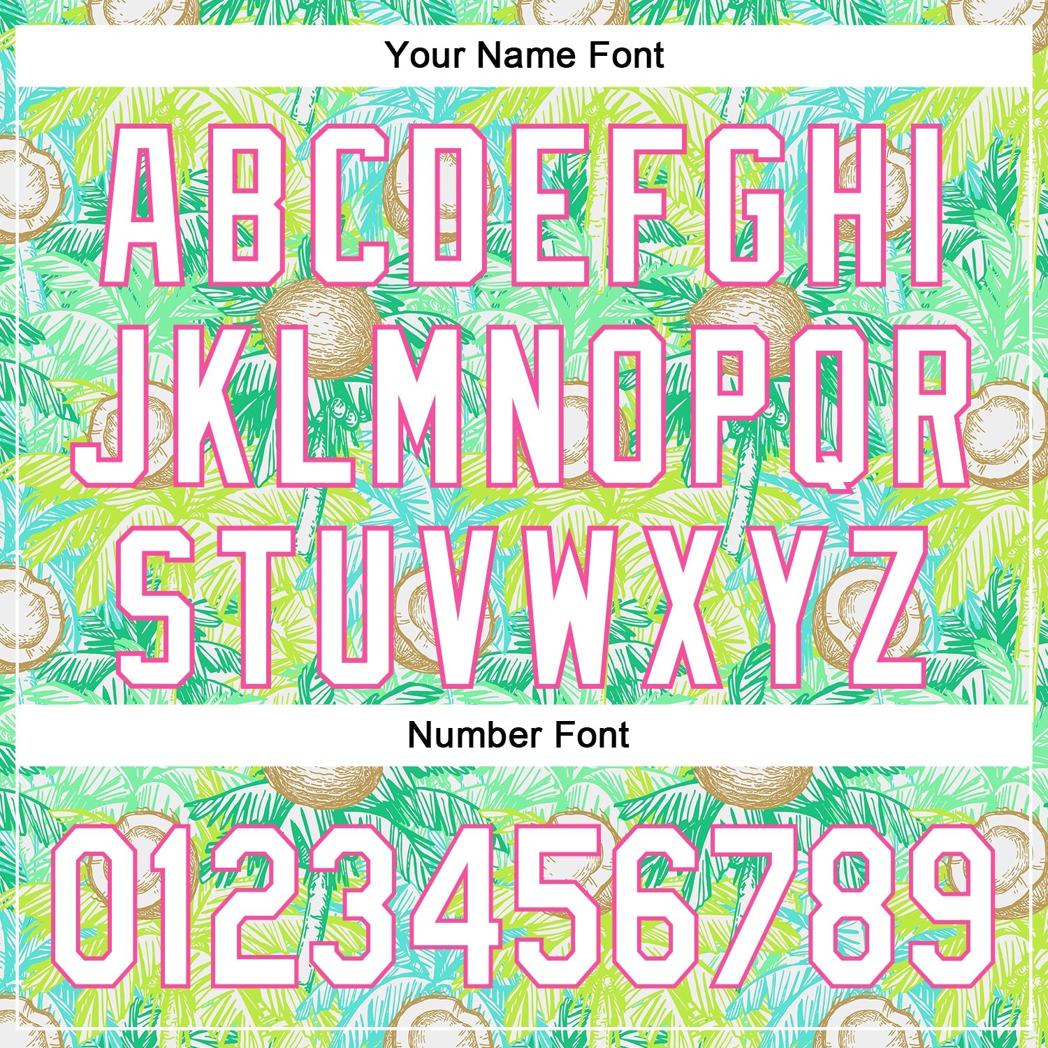 Custom White Pink 3D Hawaii Tropical Coconut Tree Authentic Baseball Jersey