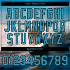 Custom Panther Blue Black 3D Pattern Design Extreme Sport Cartoon Animal Bear Surfing Performance T-Shirt