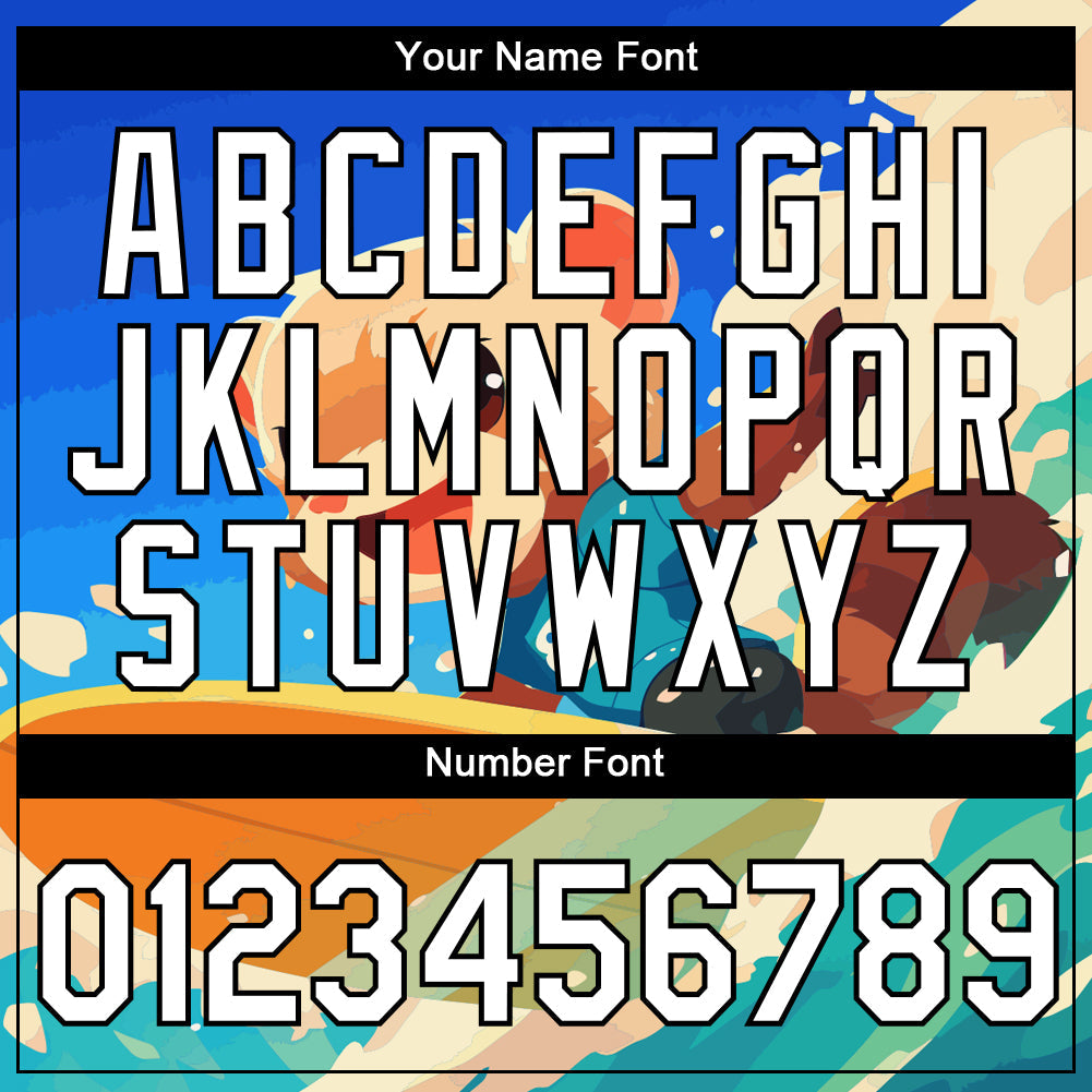 Custom Powder Blue White-Black 3D Pattern Design Extreme Sport Animal Ferret Surfing Performance T-Shirt