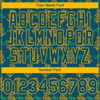 Custom Midnight Green Gold 3D Pattern Design Machine Excavator Labor Day Performance T-Shirt