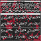 Custom Black Cardinal-White 3D Esports Performance T-Shirt