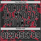 Custom Black Cardinal-White 3D Esports Performance T-Shirt