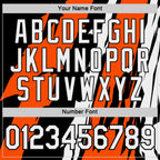 Custom Black White-Orange 3D Esports Performance T-Shirt