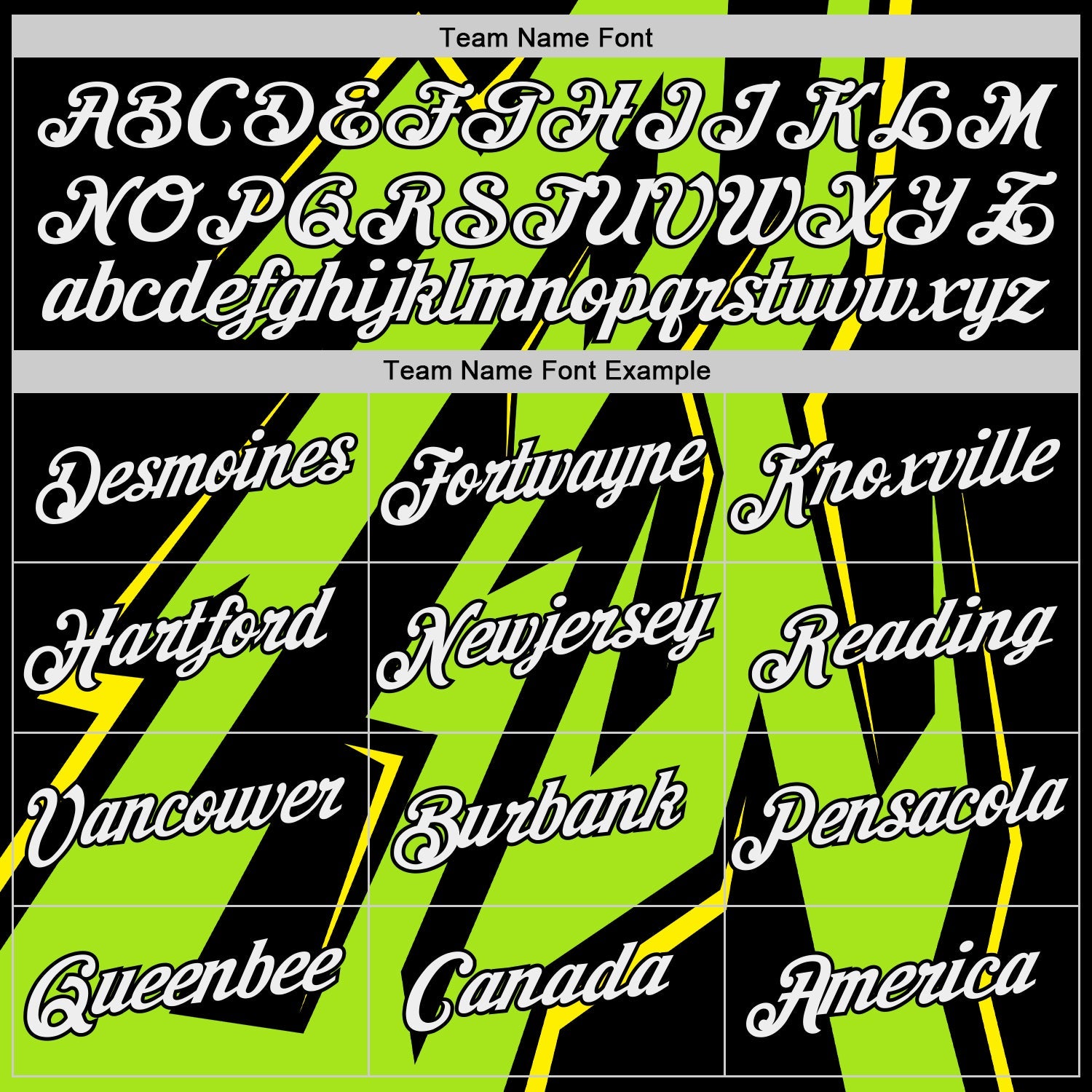 Custom Black Neon Green-Light Yellow 3D Esports Performance T-Shirt