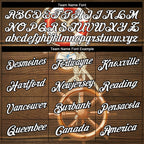 Custom Brown Orange-Black 3D Pattern Design Sailing Ship Wheel Lifebuoy Compass Columbus Day Performance T-Shirt