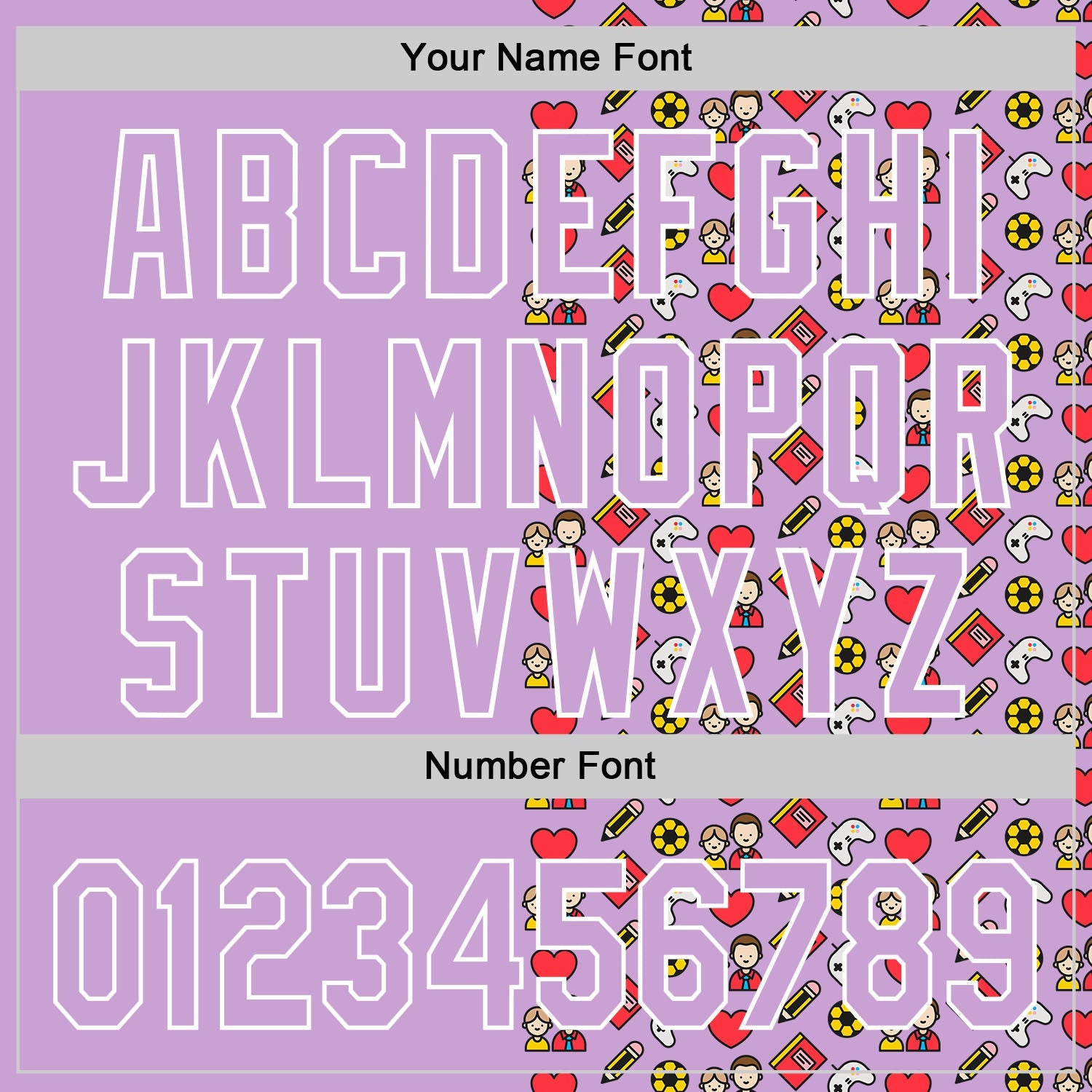 Custom Light Purple White 3D Pattern Design Father's Day Family Love Authentic Baseball Jersey