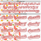 Custom White Red 3D Pattern Design Mother's Day Love Authentic Baseball Jersey