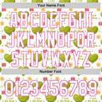 Custom White Pink 3D Pattern Design Mother's Day Love Authentic Baseball Jersey