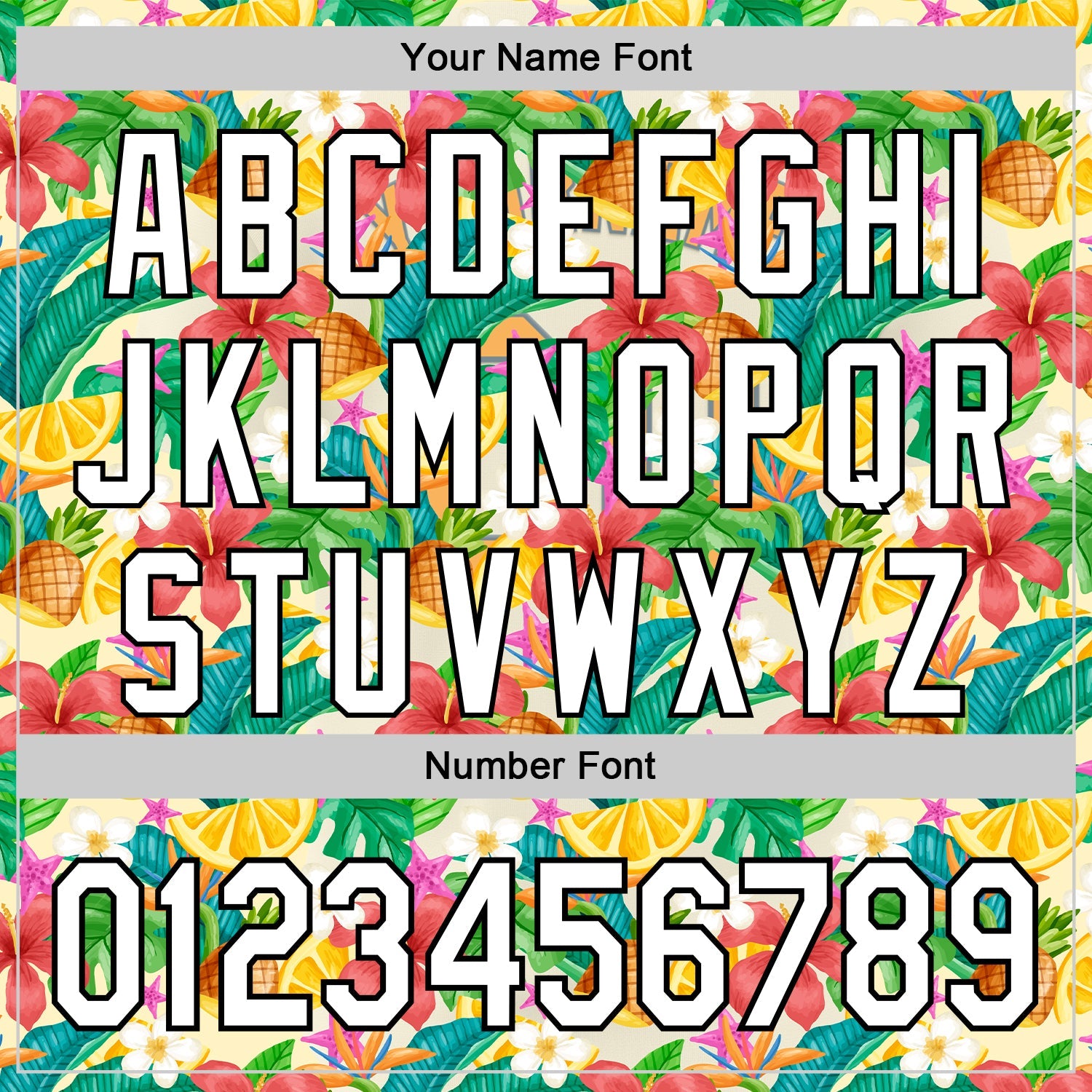 Custom Yellow White-Black 3D Hawaii Tropical Palm Leaves Flower And Fruit Pineapple Authentic Baseball Jersey