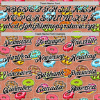 Custom Brown Black-White 3D Pattern Design Foodie Food Dessert Doughnut Authentic Baseball Jersey