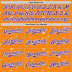 Custom Bay Orange Purple-White 3D Pattern Design Foodie Fast Food Cheese Pizza Dessert Ice Cream Authentic Baseball Jersey