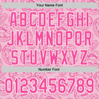 Custom Light Pink Pink-White 3D Pattern Design Christmas Foodie Food Dessert Donut Authentic Baseball Jersey