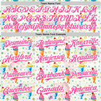 Custom White Pink 3D Pattern Design Foodie Food Dessert Ice Cream Authentic Baseball Jersey