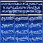 Custom Navy Thunder Blue-White 3D Pattern Design Father's Day Family Love Fade Authentic Baseball Jersey