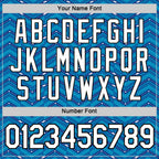 Custom Blue Royal Lakes Blue-Black 3D Esports Performance T-Shirt