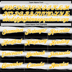 Custom Black Gold-White 3D Esports Performance T-Shirt