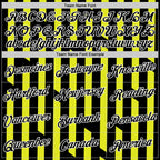 Custom Black Neon Yellow-White 3D Esports Performance T-Shirt