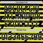 Custom Black Neon Yellow-White 3D Esports Performance T-Shirt