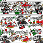 Custom White Black 3D Mexican Festival Skull Cinco de Mayo Authentic Baseball Jersey