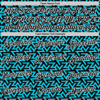 Custom Black Lakes Blue-White 3D Esports Performance T-Shirt