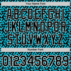 Custom Black Lakes Blue-White 3D Esports Performance T-Shirt