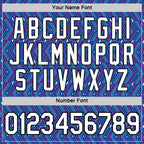 Custom Purple Royal-Lakes Blue 3D Esports Performance T-Shirt