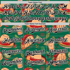 Custom Kelly Green Black-White 3D Mexican Festival Tacos And Sombrero Cinco de Mayo Authentic Baseball Jersey