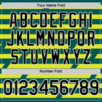 Custom Midnight Green Black-Neon Yellow 3D Esports Performance T-Shirt