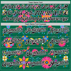 Custom Kelly Green Black-White 3D Mexican Festival Flower Cinco de Mayo Authentic Baseball Jersey