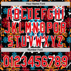 Custom Kelly Green Fire Red-White 3D Mexican Festival Flower And Skull Cinco de Mayo Authentic Baseball Jersey