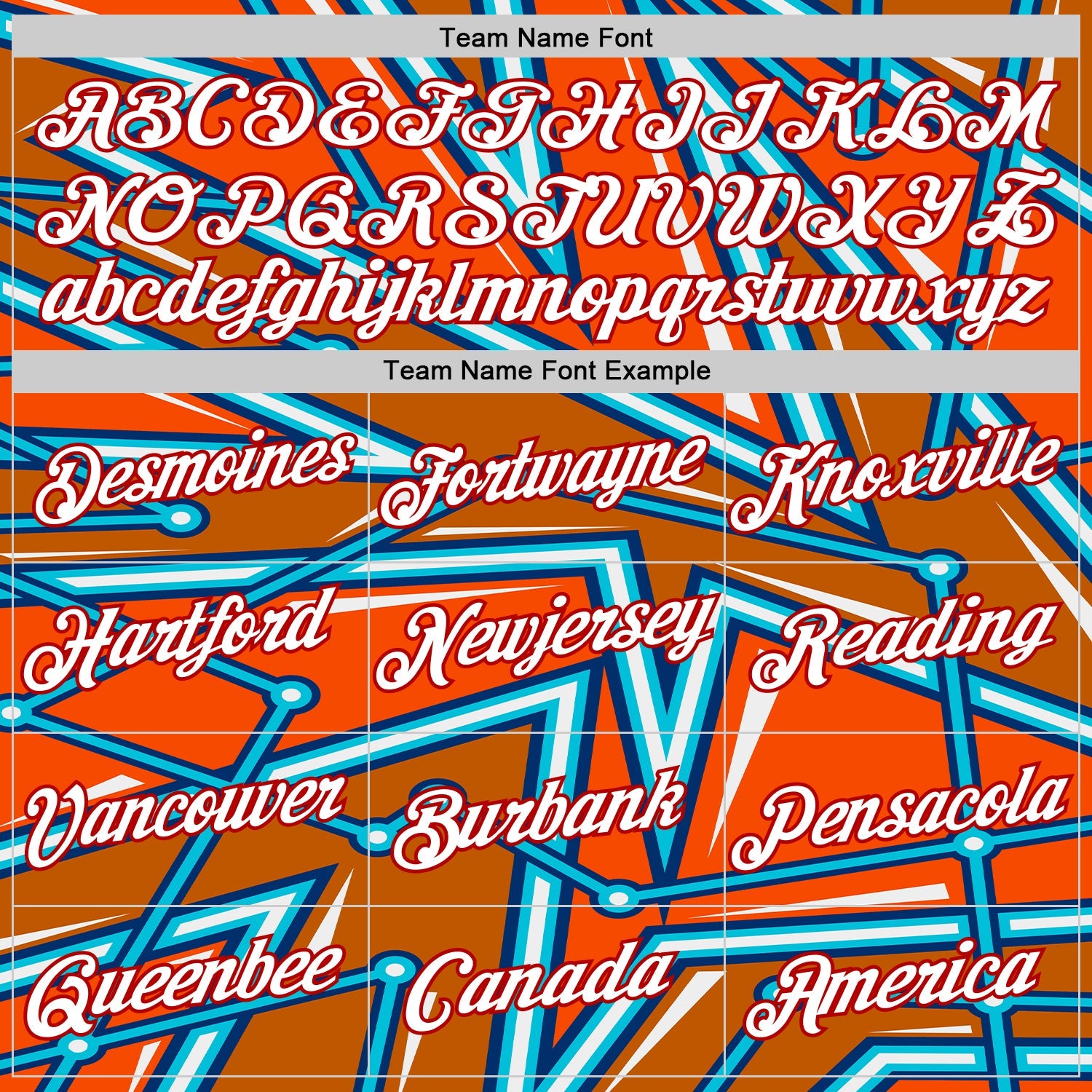 Custom White Orange US Navy Blue Lakes Blue-Red 3D Esports Performance T-Shirt