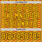 Custom Gold Orange US Navy Blue-Black 3D Esports Performance T-Shirt