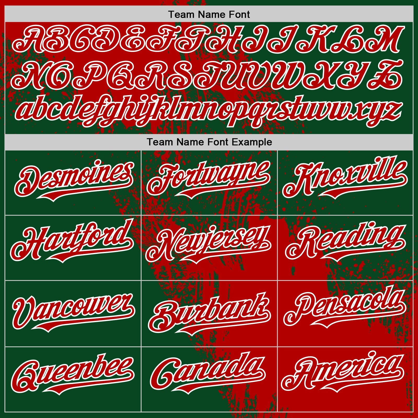 Custom Red Green-White 3D Pattern Design Abstract Brush Stroke Authentic Baseball Jersey