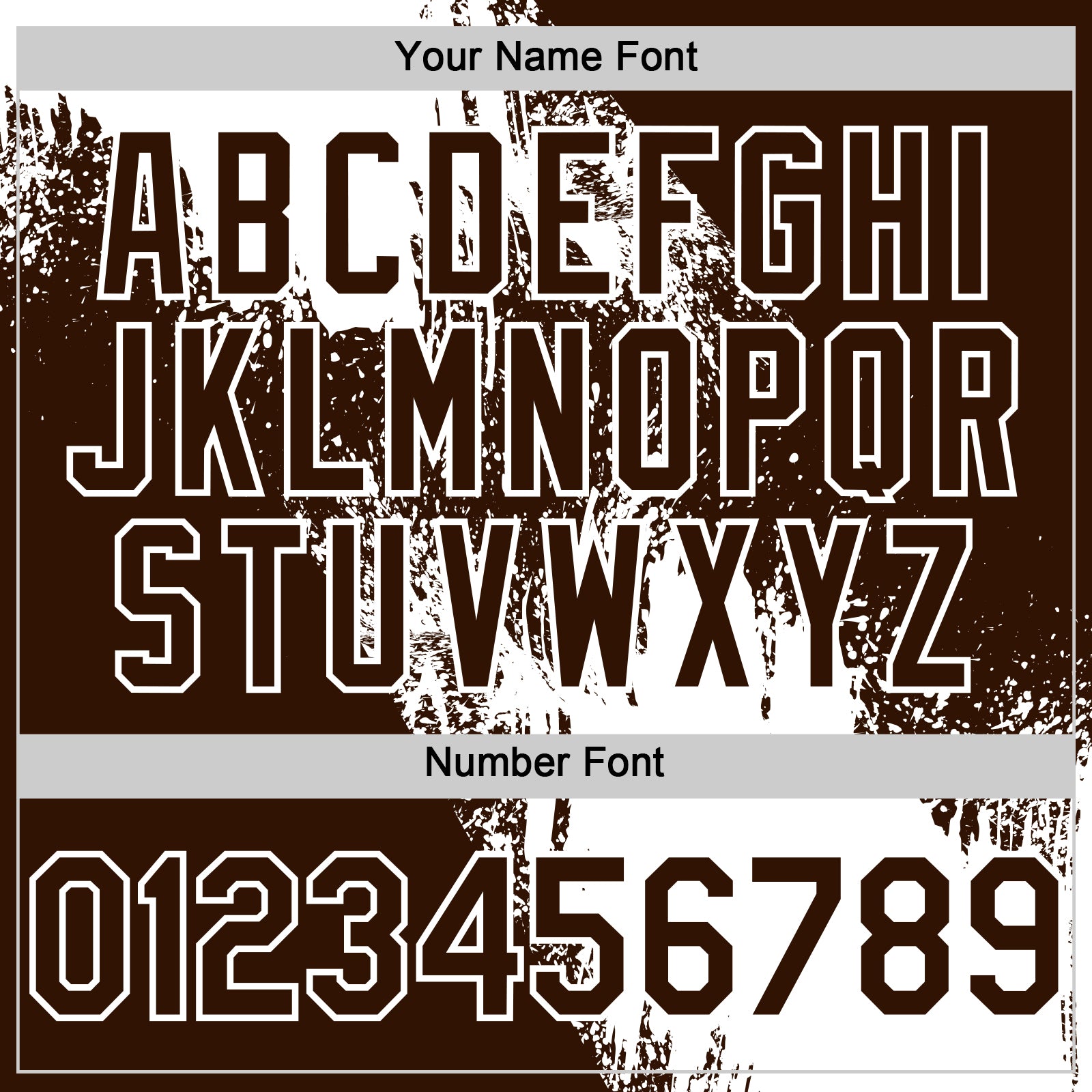 Custom White Brown 3D Pattern Design Abstract Brush Stroke Authentic Baseball Jersey