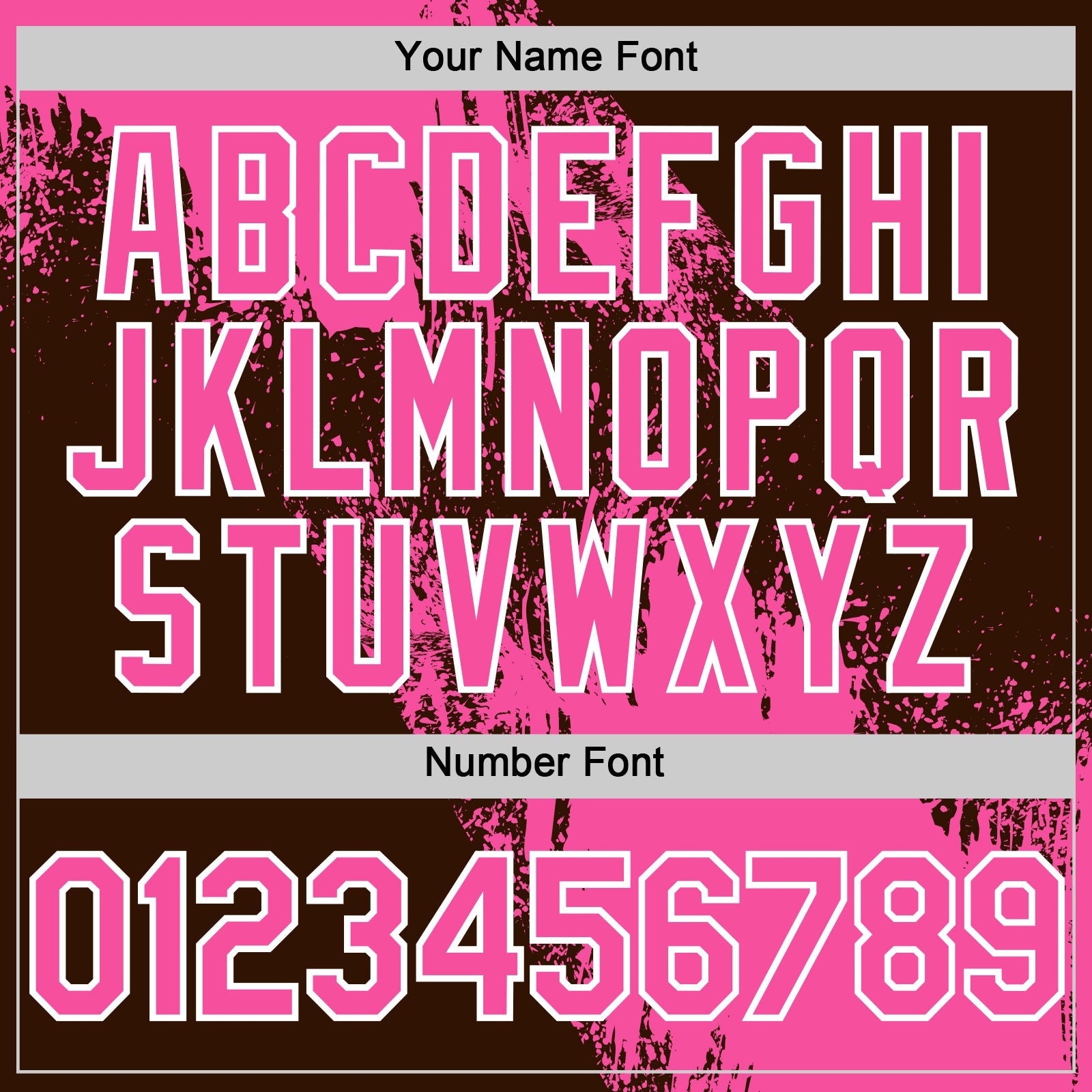 Custom Pink Brown-White 3D Pattern Design Abstract Brush Stroke Authentic Baseball Jersey