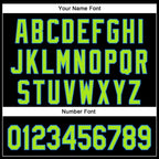 Custom Black Neon Green-Electric Blue 3D Pattern Design Rave Psychedelic Fluid Art Authentic Baseball Jersey