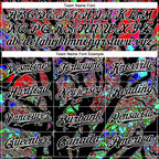 Custom Black White 3D Pattern Design Rave Psychedelic Tree Authentic Baseball Jersey