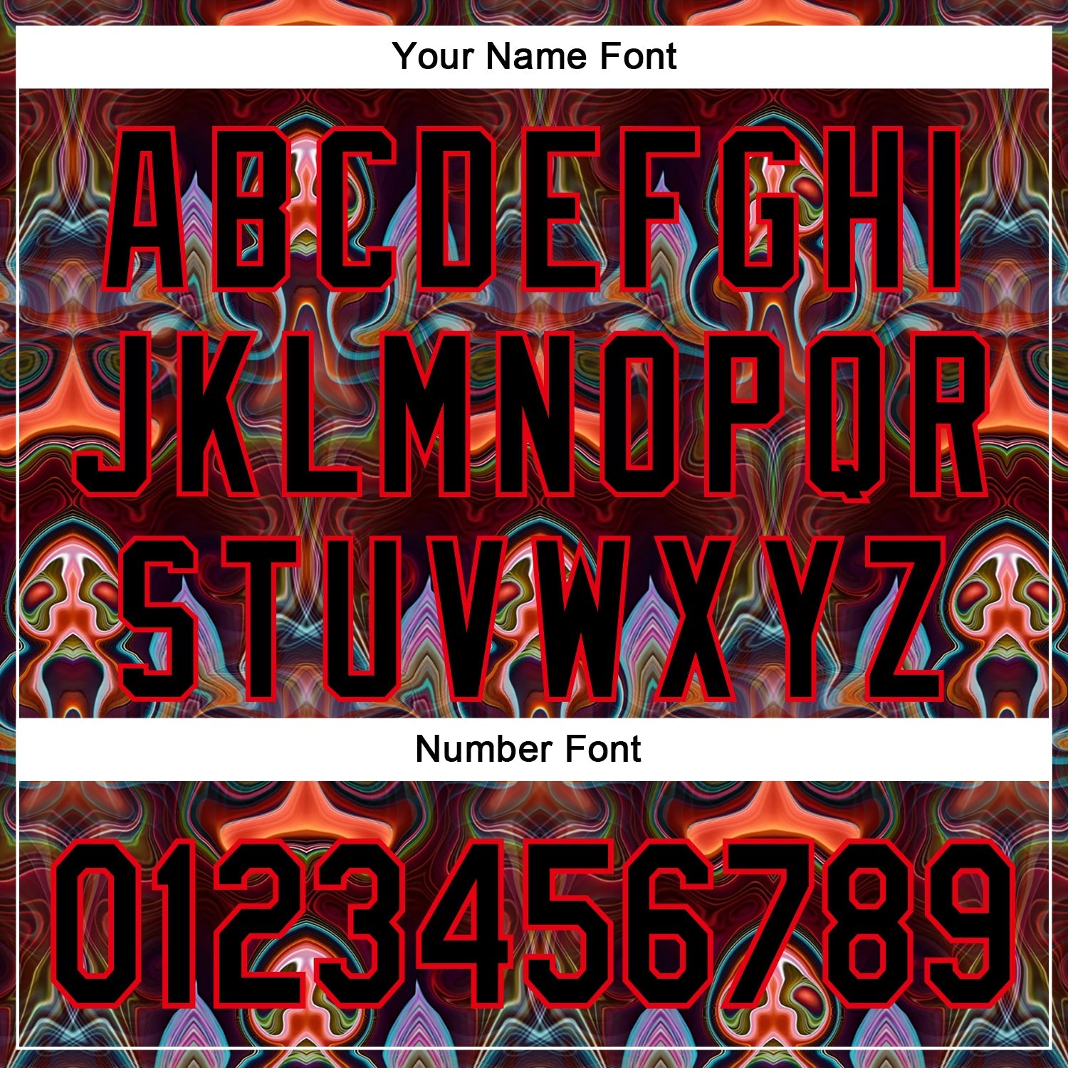 Custom Brown Black-Fire Red 3D Pattern Design Rave Psychedelic Fluid Art Authentic Baseball Jersey