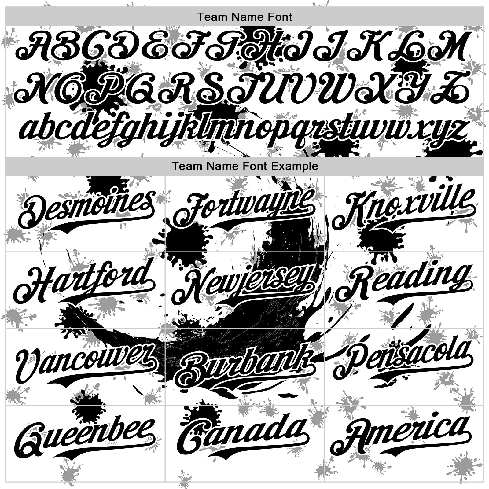 Custom White Black 3D Pattern Design Graffiti Splash Ink Authentic Baseball Jersey